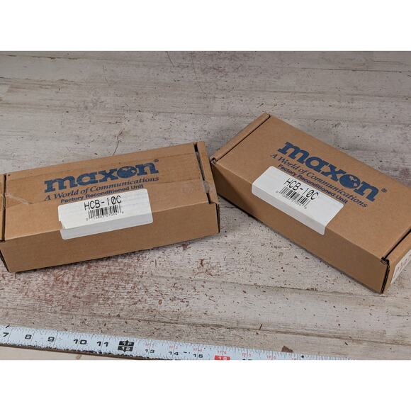 Pair Maxon HCB-10C 40 Channel CB Transceiver Radio Handheld - Picture 12 of 12